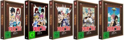 Fairy Tail - TV Serie - Box 1-5 - Episoden 1-124 - DVD - NEU
