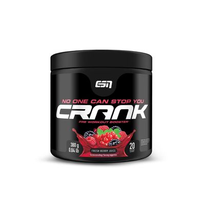 ESN Crank, Fresh Berry Juice, 380g + Shaker