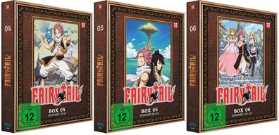 Fairy Tail - TV Serie - Box 4-6 - Episoden 73-150 - Blu-Ray - NEU