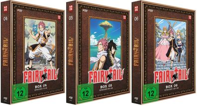 Fairy Tail - TV Serie - Box 4-6 - Episoden 73-150 - DVD - NEU