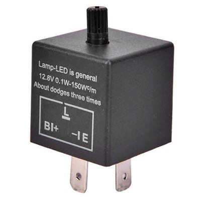 Elektronisches, einstellbares LED-Blinkrelais, kompatibel mit Blinker Cf13 Jl-02,