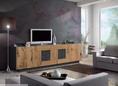 Sideboard Wohnzimmer Stil Modern Highboard Design Luxus neu Braun