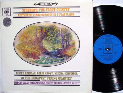 CBS SBRG 72134 - Schubert: The Trout Quintet / Beethoven: Piano Quartet In E-Fla