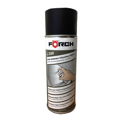 FOERCH L230 LACK SILBER- 0,4 LTR (SILBER) Auspufflack Thermolack Spraylack