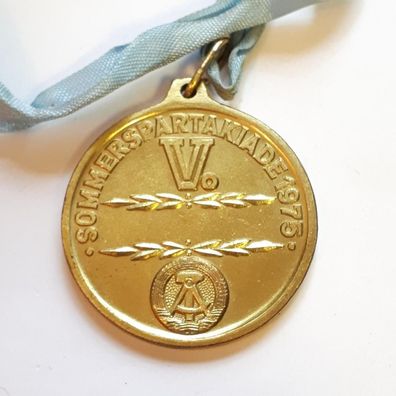 DDR Medaille V. Sommerspartakiade 1975