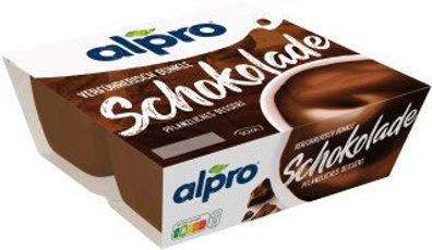 Alpro Soya-Dessert dunkle Schokolade 4x125g