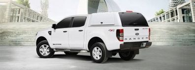 Carryboy Hardtop mit Seitenklappen für Ford Ranger Doppelkabine 2012-2022