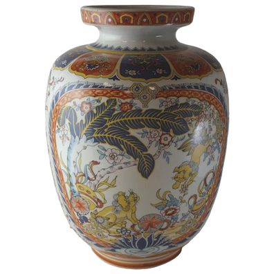 Eken Chinesische Porzellan Vase mit Stempel H 30 cm