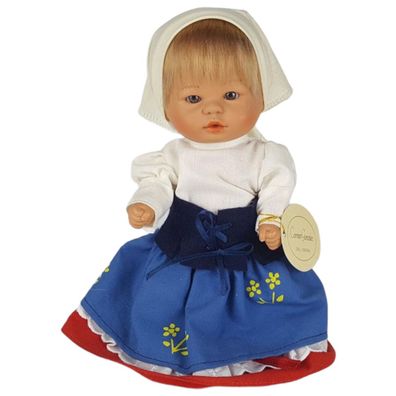 Carmen González Baby D'Nenes Kunststoff Puppe Mädchen H 19,5 cm Spain