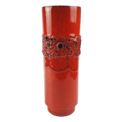 Blumenvase Keramik Rot Vintage/ Retro-Stil
