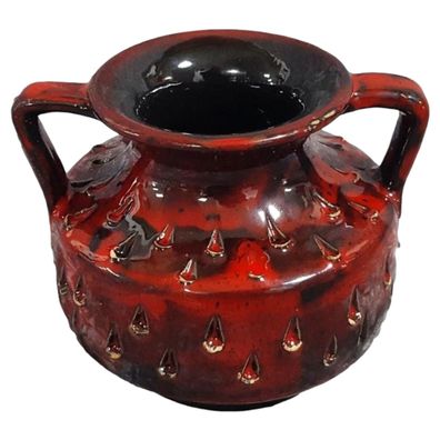 Keramik Vase mit Henkeln 780/10 H 9,5 cm