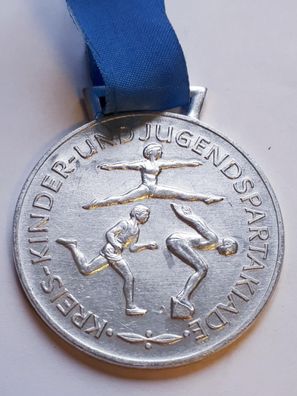 DDR Medaille Kreis Kinder- und Jugendspartakiade 1980