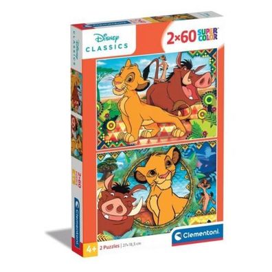 Puzzle Clementoni 2x60 Teile Lion King
