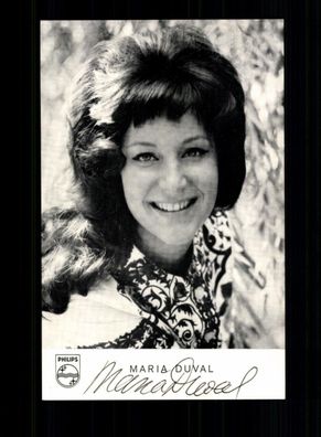 Maria Duval Autogrammkarte Original Signiert # BC 204297