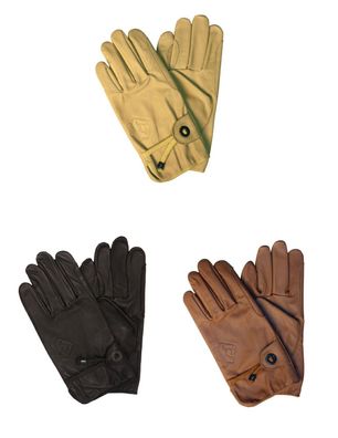 Scippis Leder Handschuhe, Gloves Reithandschuhe Western XXS-XL schwarz braun tan
