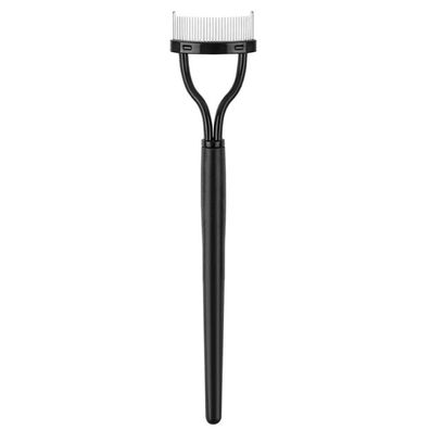 Wimpernkamm Wimpernbérste Rostfreier Stahl Wimpern Make Up Comb, Farbe: schwarz