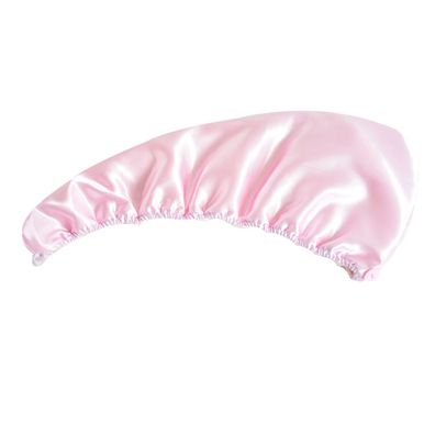 Haartrocknungs Handtuch mit Knöpfen, Mikrofaser Handtuch, 1er Pack, Farbe: rosa