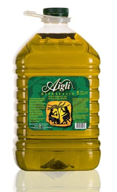 Aigli Olivenöl 3x 5 Liter Oliventresteröl Olio di Sansa hoch erhitzbares Bratöl