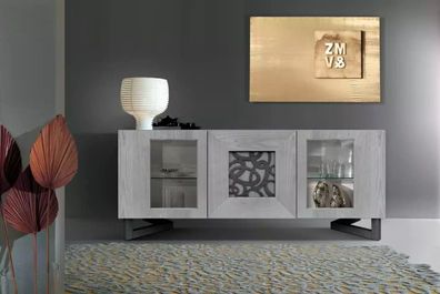 Sideboard grau neu wohnzimmer Stil Modern Luxus wunderschön