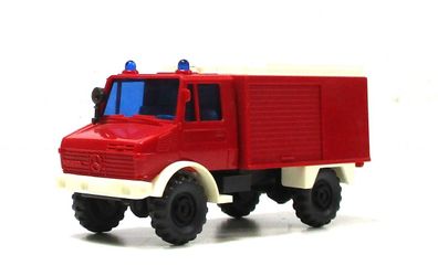 Modellauto H0 LKW (2) Wiking MB Unimog Feuerwehr