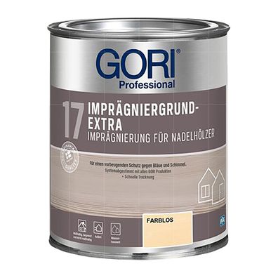 GORI 17 Imprägniergrund EXTRA 5 LTR Grundierung Holzschutzmittel Imprägnierung