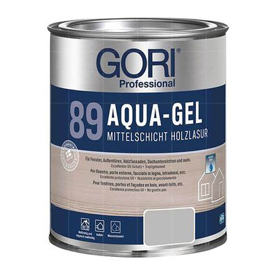 GORI 89 AQUA - GEL - 2.5 LTR Holzlasur Außenlasur Wetterschutzlasur