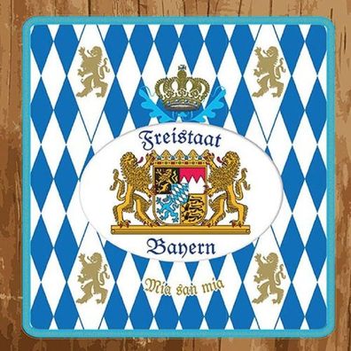 Ambiente Servietten Freistaat Bayern mia san mia 33x33, 20 Stück 20 St