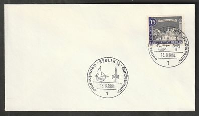 Berlin Umschlag Sonderstempel WGLR und DGRR Gemeinsame Jahrestagung 18.9.1964