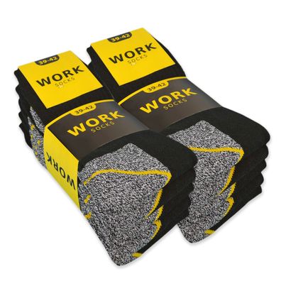 10 bis 50 Paar Arbeitssocken Herren Socken WORK Baumwolle atmungsaktiv