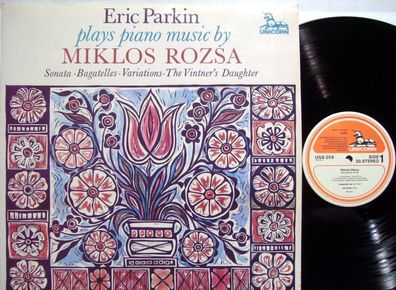 Unicorn Records (3) UN1-72029 - Eric Parkin Plays Piano Music By Miklos Rozsa
