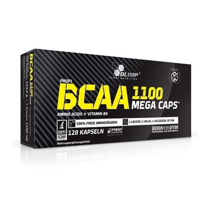 Olimp BCAA 1100 Mega Caps 2 x 120 Kapseln Aminosäuren Leucin Isoleucin Valin