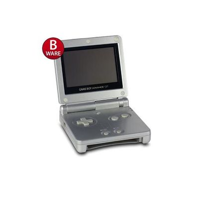 Gameboy Advance SP Konsole in Silber / Silver / Platin mit Ladekabel #57B