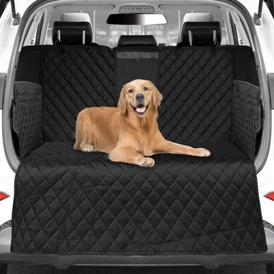 1 Stéck Universal Kofferraumschutz fér Hunde, Farbe: schwarz