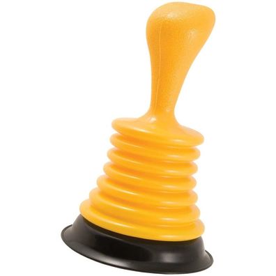 Mini Saugglocke Rohrreiniger mit maximaler Saugkraft, Farbe: gelb