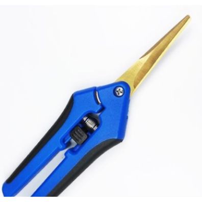Ergonomisches Rebenschere Schnittschere mit Edelstahlklinge, Farbe: blau