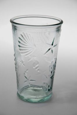 Ecogreen Wasserglas Trinkglas Glas 350ml Martim Landhausstil