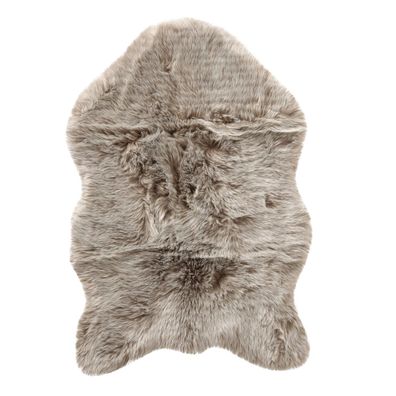 Dekofell "Josy"in beige oder grau, 90x60cm, Textil, von Boltze