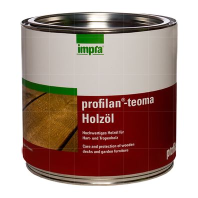 IMPRA profilan teoma Holzöl 2.5 Liter IMPRAnol Holzpflege Möbelöl Farbwahl