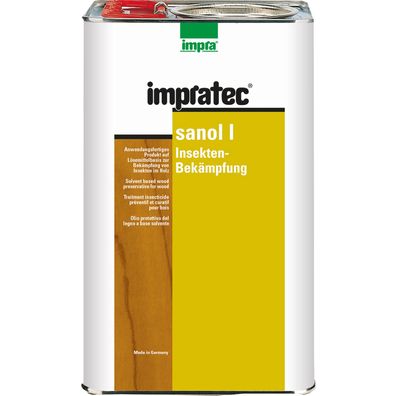 IMPRA IMPRAtec Sanol IB 5 Liter Insektenbekämpfung Hausbock Nagekäfer Holzschutz