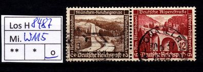 Los H8487: Deutsches Reich Mi. W 115, gest.