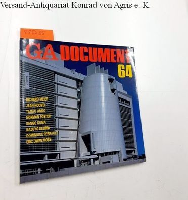 Futagawa, Yukio (Publisher/ Editor): Global Architecture (GA) - Dokument No. 64