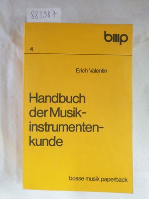 Handbuch der Musikinstrumentenkunde :