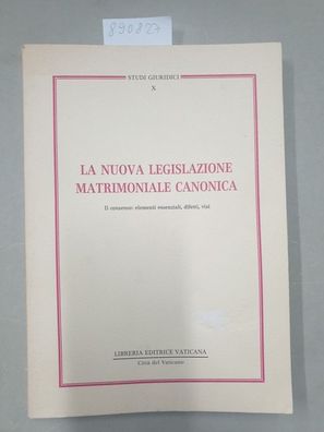 Nuova legislazione matrimoniale :