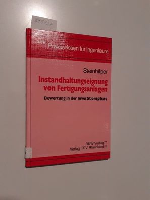 Steinhilper, Rolf: Instandhaltungseignung von Fertigungsanlagen