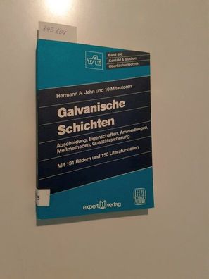 Jehn, Hermann A. und Andreas Zielonka: Galvanische Schichten