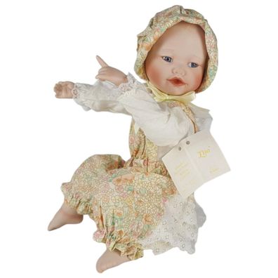 Yolanda Bello Porzellanpuppe Mädchen Baby Lisa H 24,8 cm