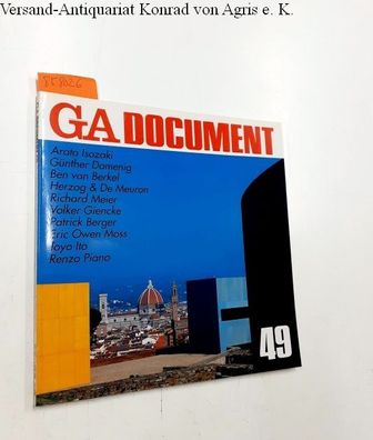 Futagawa, Yukio (Publisher/ Editor): Global Architecture (GA) - Dokument No. 49