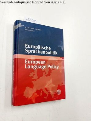 Ahrens, Rüdiger (Herausgeber): Europäische Sprachenpolitik = European language policy