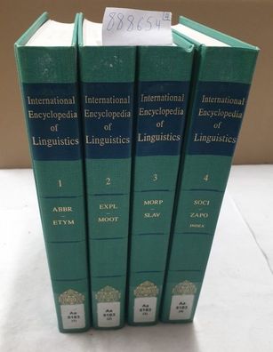 International Encyclopedia of Linguistics - 4 Bände :