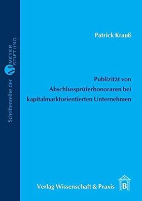 Krauß, Patrick: Publizität von Abschlussprüferhonoraren bei kapitalmarktorientierten